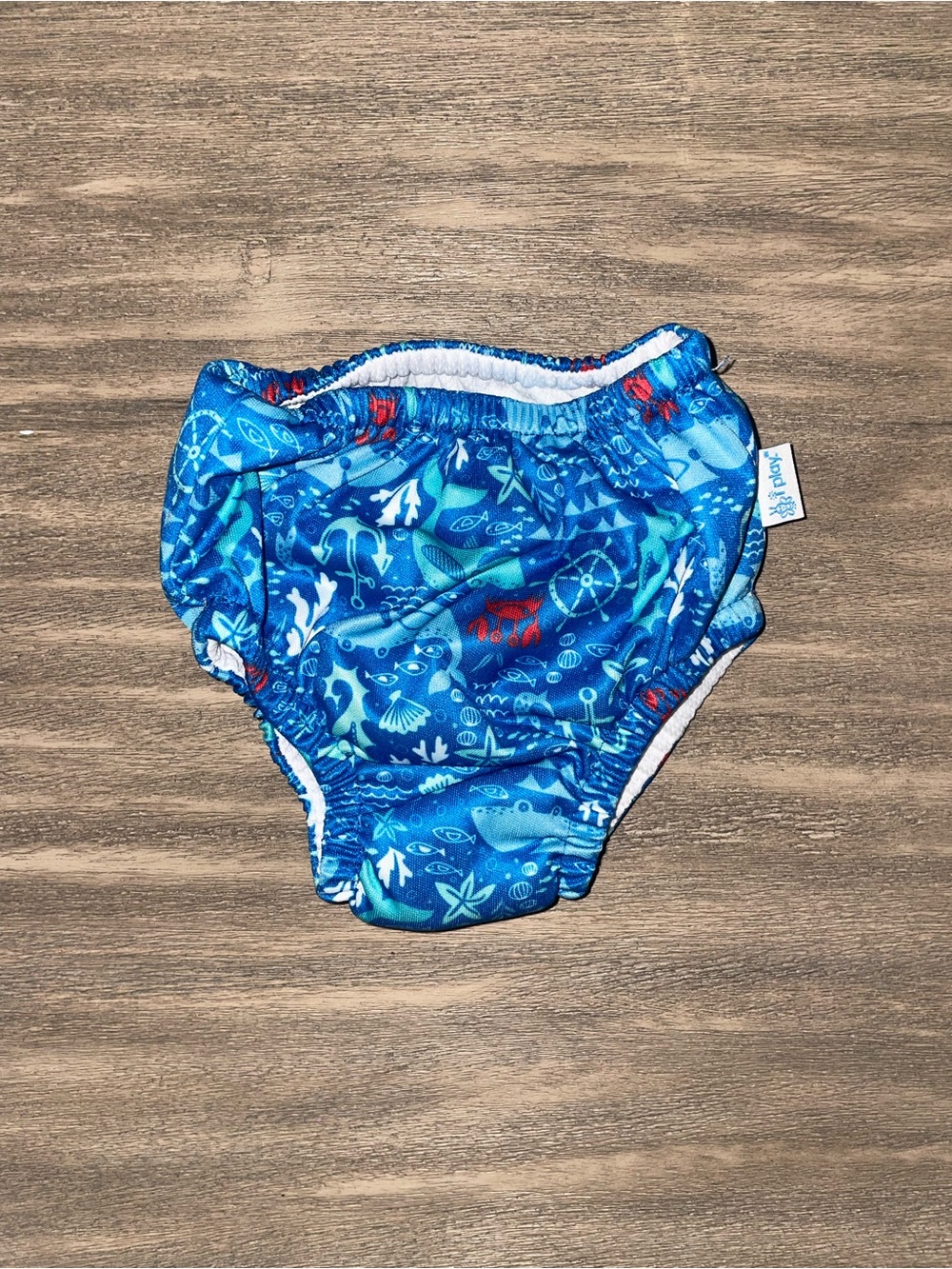 Blue Swim Diaper Cover for Kids by iplay.